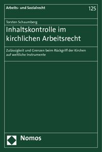 Produktbild: Inhaltskontrolle im kirchlichen Arbeitsrecht
