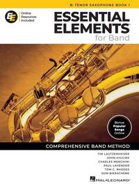 Produktbild: Essential Elements for Band - BB Tenor Saxophone Book 1 with Eei Online Resources BB Tenor Sax Method Songbook and Sheet Music for School Band Students and Teachers Comprehensive Band Method