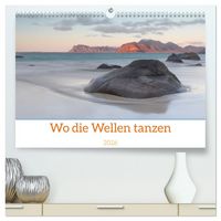 Produktbild: Wo die Wellen tanzen (hochwertiger Premium Wandkalender 2026 DIN A2 quer), Kunstdruck in Hochglanz
