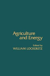 Produktbild: Agriculture and Energy
