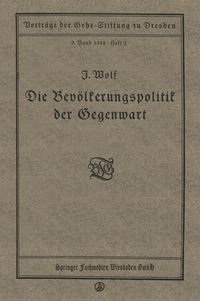 Produktbild: Die Bev&ouml;lkerungspolitik der Gegenwart