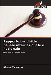 Produktbild: Rapporto tra diritto penale internazionale e nazionale