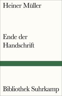 Produktbild: Ende der Handschrift