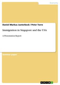 Produktbild: Immigration in Singapore and the USA