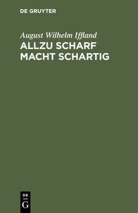 Produktbild: Allzu scharf macht schartig