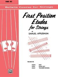 Produktbild: Applebaum, S: First Position Etudes for Strings