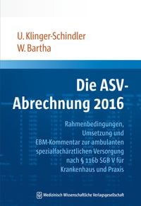 Produktbild: Die ASV-Abrechnung 2016