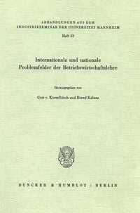 Produktbild: Internationale und nationale Problemfelder