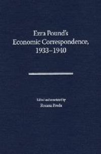Produktbild: Ezra Pound's Economic Correspondence, 1933-1940