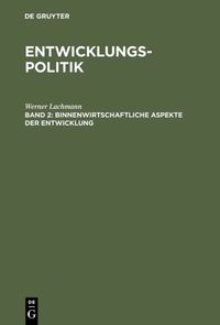 Produktbild: Binnenwirtschaftliche Aspekte der Entwicklung