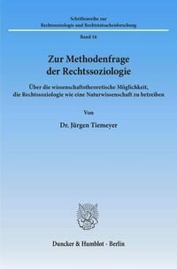Produktbild: Zur Methodenfrage der Rechtssoziologie.