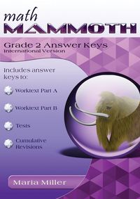 Produktbild: Math Mammoth Grade 2 Answer Keys, International Version