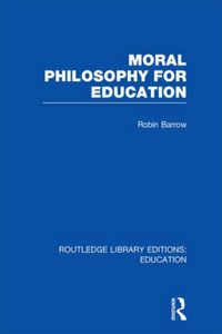 Produktbild: Moral Philosophy for Education (Rle Edu K)
