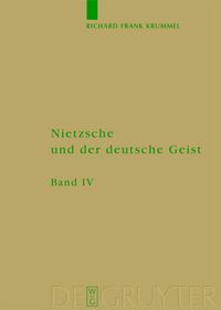 Produktbild: Ausbreitung und Wirkung des Nietzscheschen Werkes im deutschen Sprachraum bis zum Ende des Zweiten Weltkrieges
