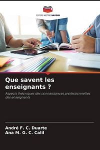 Produktbild: Que savent les enseignants ?