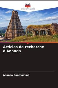 Produktbild: Articles de recherche d'Ananda
