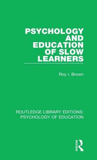 Produktbild: Psychology and Education of Slow Learners