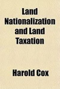 Produktbild: Land Nationalization and Land Taxation