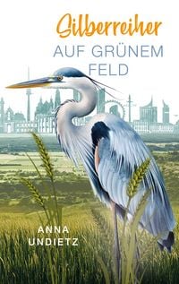 Produktbild: Silberreiher auf gr&uuml;nem Feld
