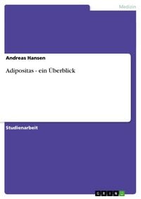 Produktbild: Adipositas - ein &Uuml;berblick
