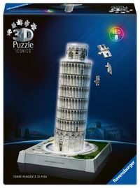 Produktbild 3D Puzzle Iconics: Schiefer Turm von Pisa - mit Licht