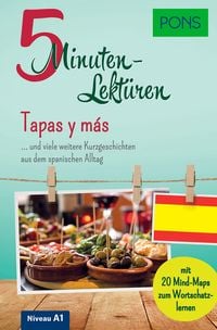Produktbild: PONS 5-Minuten-Lekt&uuml;ren Spanisch A1 - Tapas y m&aacute;s