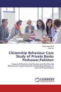 Produktbild: Citizenship Behaviour Case Study of Private Banks Peshawar,Pakistan
