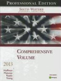 Produktbild: South-Western Federal Taxation 2013: Comprehensive, Professional Edition (with H&r Block @ Home Tax Preparation Software CD-ROM)
