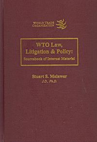Produktbild: WTO Law, Litigation & Policy Sourcebook of Internet Material