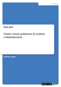 Produktbild: Clarity versus politeness in written communication