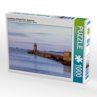Produktbild: CALVENDO Puzzle Leuchtturm St Peter Port - Guernsey | 1000 Teile Lege-Gr&ouml;&szlig;e 64x48cm Foto-Puzzle f&uuml;r gl&uuml;ckliche Stunden