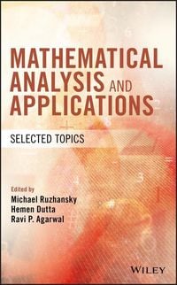 Produktbild: Mathematical Analysis and Applications