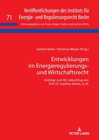 Produktbild: Entwicklungen im Energieregulierungs- und Wirtschaftsrecht