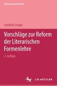 Produktbild: Vorschl&auml;ge zur Reform der Literarischen Formenlehre