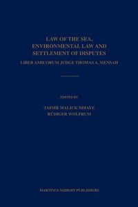Produktbild: Law of the Sea, Environmental Law and Settlement of Disputes