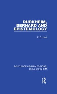 Produktbild: Durkheim, Bernard and Epistemology