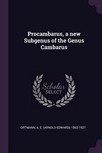 Produktbild: Procambarus, a new Subgenus of the Genus Cambarus