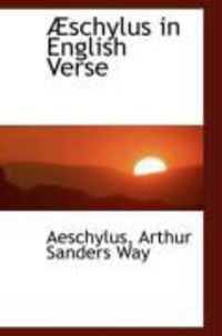 Produktbild: Schylus in English Verse