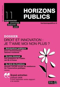 Produktbild: Droit et Innovation: Je T Aime Moi Non Plus Horizons Publics 11