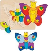 Bild vom Artikel Goki Schichtenpuzzle Schmetterling vom Autor 
