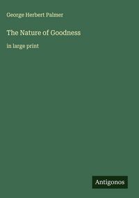 Produktbild: The Nature of Goodness