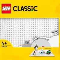 Produktbild: LEGO Classic 11026 Wei&szlig;e Bauplatte, Grundplatte f&uuml;r LEGO Sets, 32x32 Noppen, in 25x25 cm