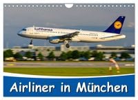 Produktbild: Airliner in M&uuml;nchen / 2026 (Wandkalender 2026 DIN A4 quer), CALVENDO Monatskalender