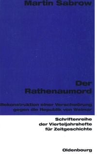 Produktbild: Der Rathenaumord