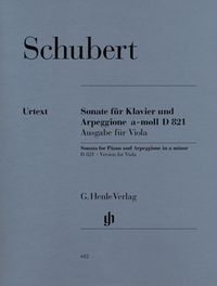 Produktbild: Franz Schubert - Arpeggionesonate a-moll D 821
