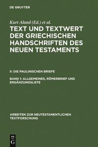 Produktbild: Allgemeines, R&ouml;merbrief und Erg&auml;nzungsliste