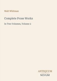 Produktbild: Complete Prose Works
