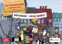 Produktbild: Der Elefantenpups. Rettet den Zoo! Kamishibai Bildkartenset