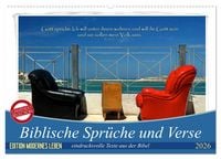 Produktbild: Biblische Spr&uuml;che und Verse (Wandkalender 2026 DIN A2 quer), CALVENDO Monatskalender
