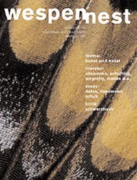 Produktbild: Wespennest. Zeitschrift f&uuml;r brauchbare Texte und Bilder / Kunst und Natur